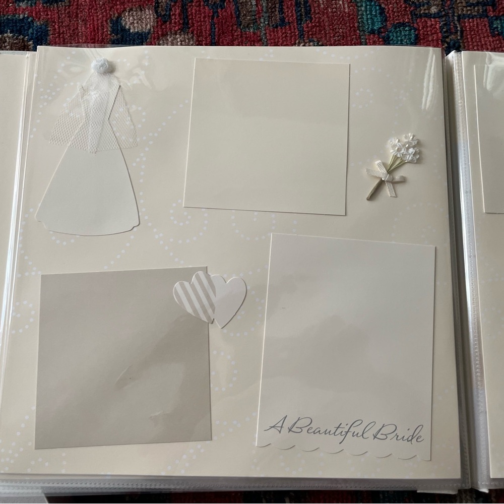 Hallmark Cream Instant Scrapbook with Heart Design - Picture 4 of 7